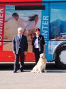 Horst und Dorothea Becker mit Hund Larry